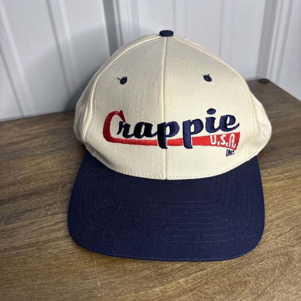 Vintage Crappie USA Snapback Hat
